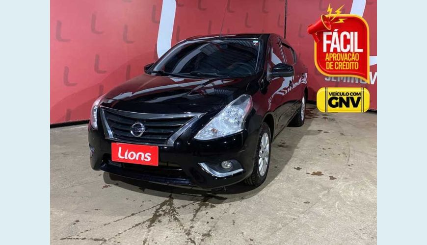 NISSAN VERSA SV 1.6 16V FLEX AUT. 4P - PRETO - 2018 Foto 1 (Grande)
