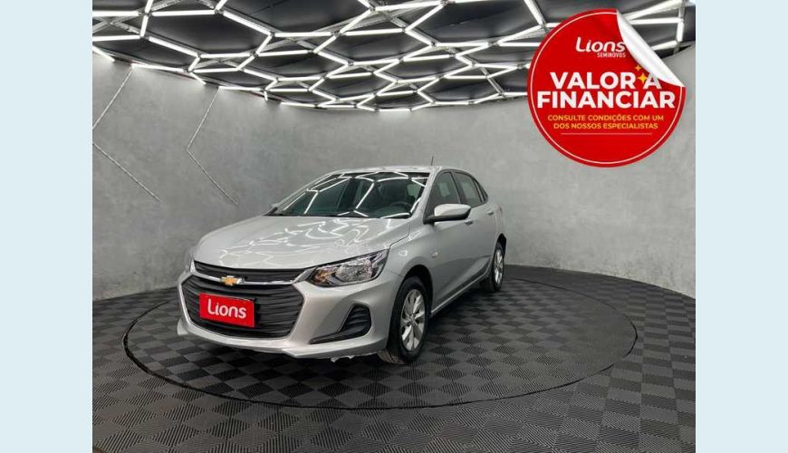 CHEVROLET ONIX LT 1.0 FLEX MANUAL 4P - PRATA - 2022 Foto 1 (Grande)