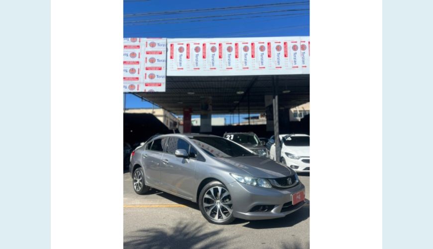 HONDA CIVIC FLEX AUT. 4P - CINZA - 2015 Foto 1 (Grande)