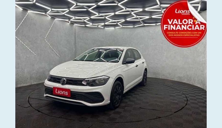 VOLKSWAGEN POLO TRACK 1.0 FLEX 12V MANUAL 4P - BRANCO - 2024 Foto 1 (Grande)