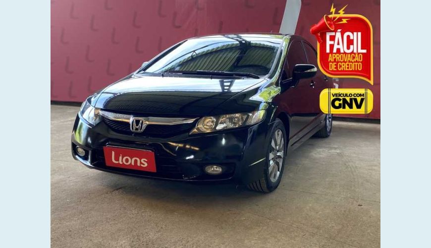 HONDA CIVIC LXL 1.8 16V I-VTEC FLEX AUT. 4P - PRETO - 2011 Foto 1 (Grande)