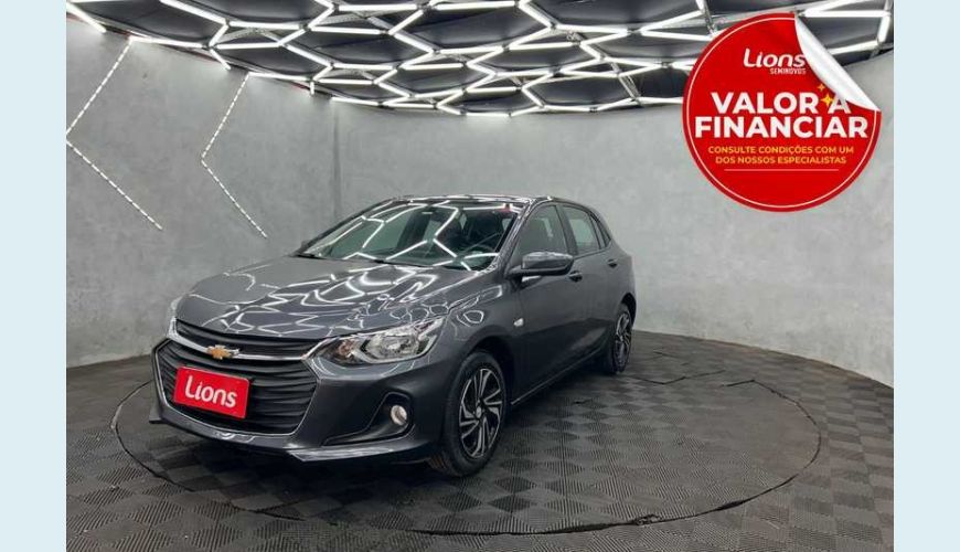 CHEVROLET ONIX LT 1.0 TURBO FLEX MANUAL 4P - CINZA - 2024 Foto 1 (Grande)
