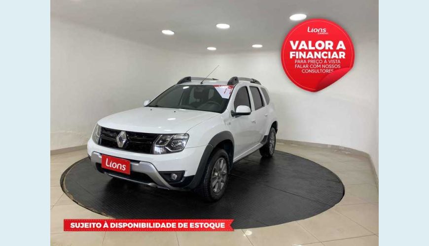 RENAULT DUSTER DYNAMIQUE 1.6 16V FLEX MANUAL 4P - BRANCO - 2017 Foto 1 (Grande)