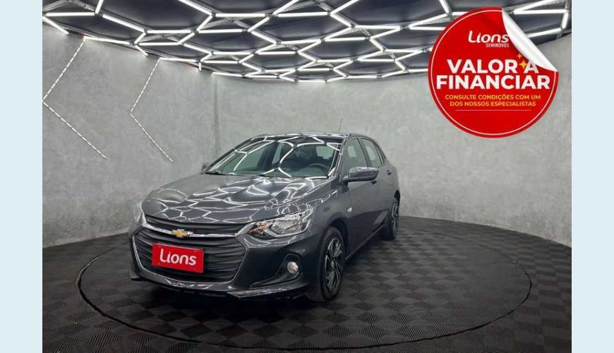 CHEVROLET ONIX LT 1.0 TURBO FLEX MANUAL 4P - CINZA - 2024 Foto 1 (Grande)