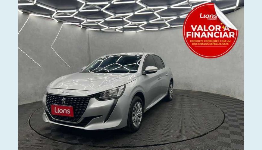PEUGEOT 208 LIKE 1.6 FLEX MANUAL 4P - PRATA - 2022 Foto 1 (Grande)
