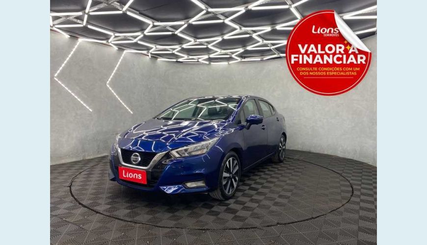 NISSAN VERSA EXCLUSIVE 1.6 FLEX AUT. 4P - AZUL - 2022 Foto 1 (Grande)
