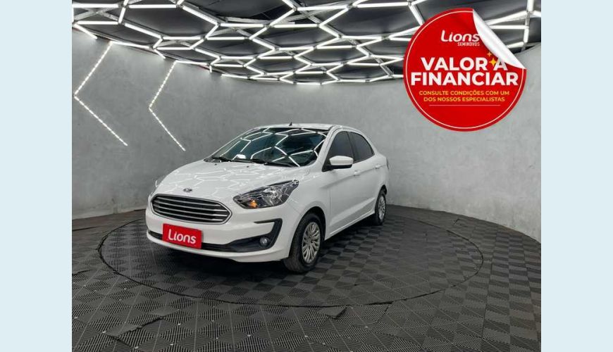 FORD KA SEDAN SE PLUS 1.0 FLEX MANUAL 4P - BRANCO - 2020 Foto 1 (Grande)