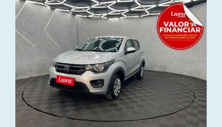 FIAT MOBI LIKE 1.0 FLEX MANUAL 4P - PRATA - 2023 Foto 1 (Grande)