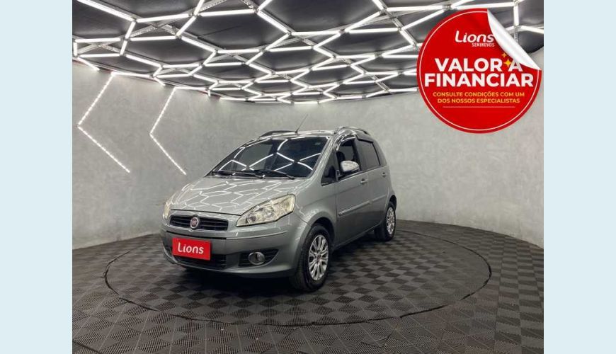 FIAT IDEA ATTRACTIVE 1.4 8V FLEX MANUAL 4P - CINZA - 2012 Foto 1 (Grande)