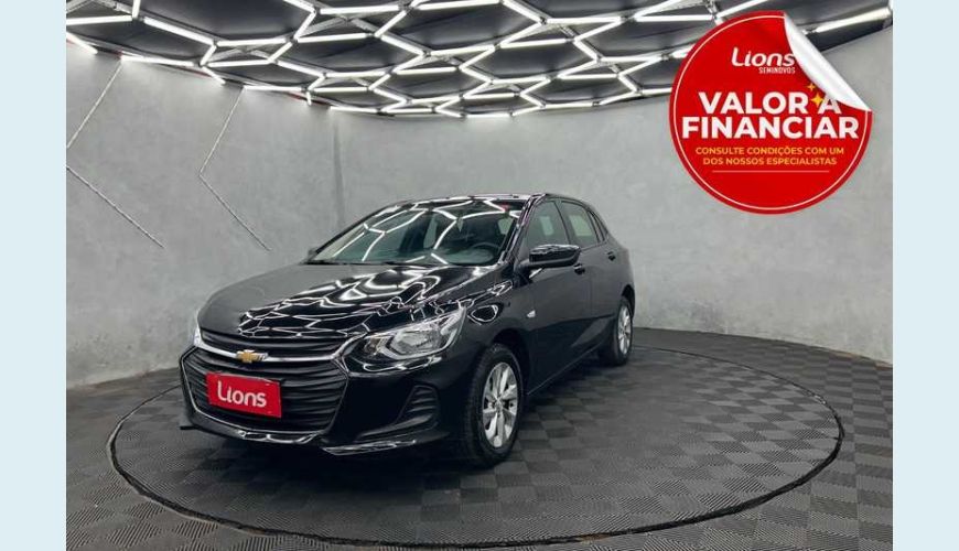 CHEVROLET ONIX LT 1.0 FLEX MANUAL 4P - PRETO - 2022 Foto 1 (Grande)