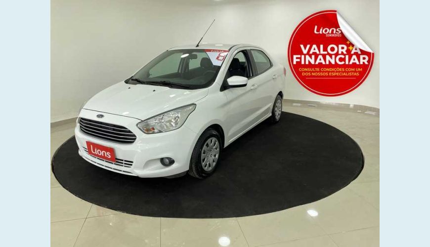 FORD KA SEDAN SE 1.5 12V FLEX MANUAL 4P - BRANCO - 2018 Foto 1 (Grande)