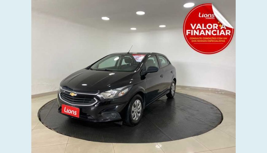 CHEVROLET ONIX JOY 1.0 FLEX MANUAL 4P - PRETO - 2020 Foto 1 (Grande)