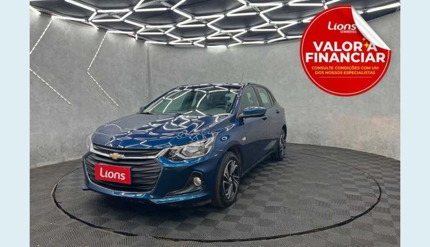 CHEVROLET ONIX LT 1.0 TURBO FLEX MANUAL 4P - AZUL - 2024 Foto 1 (Grande)