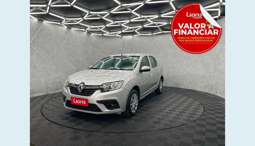 RENAULT LOGAN ZEN 1.0 12V FLEX MANUAL 4P - PRATA - 2020 Foto 1 (Grande)