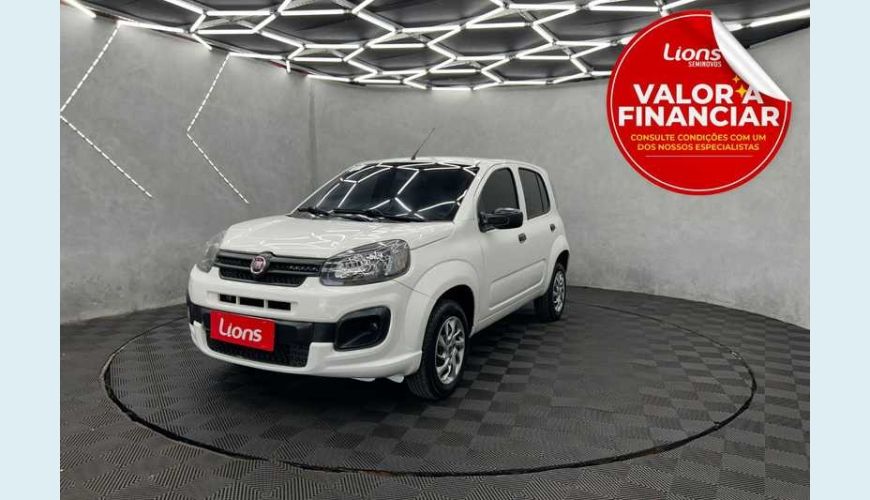 FIAT UNO ATTRACTIVE 1.0 FLEX MANUAL 4P - BRANCO - 2021 Foto 1 (Grande)