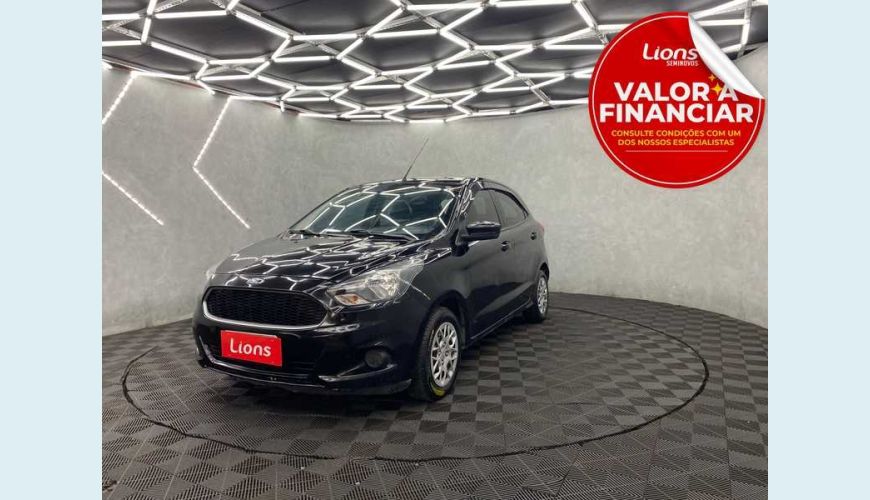 FORD KA SE 1.0 FLEX MANUAL 4P - PRETO - 2017 Foto 1 (Grande)