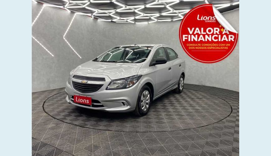 CHEVROLET PRISMA JOY SPE 1.0 FLEX MANUAL 4P - PRATA - 2019 Foto 1 (Grande)