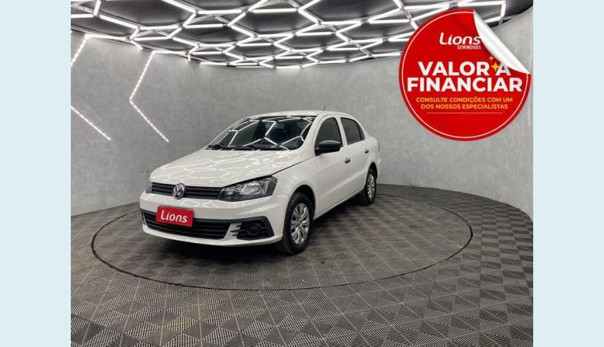 VOLKSWAGEN VOYAGE TRENDLINE 1.6 FLEX MANUAL 4P - BRANCO - 2018 Foto 1 (Grande)