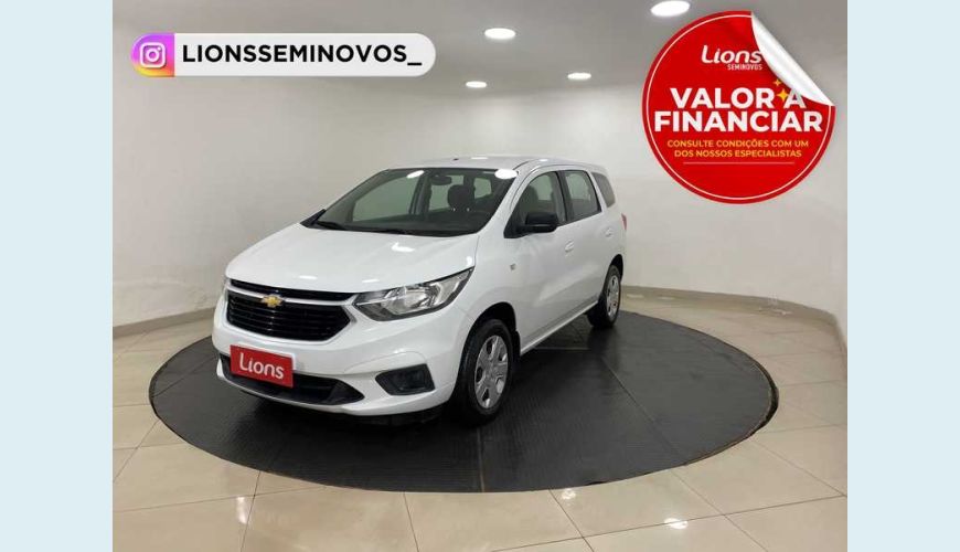 CHEVROLET SPIN LS 1.8 FLEX MANUAL 4P - BRANCO - 2019 Foto 1 (Grande)