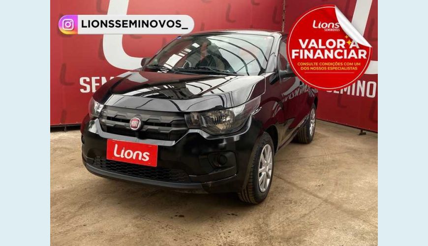 FIAT MOBI LIKE 1.0 FLEX MANUAL 4P - PRETO - 2020 Foto 1 (Grande)