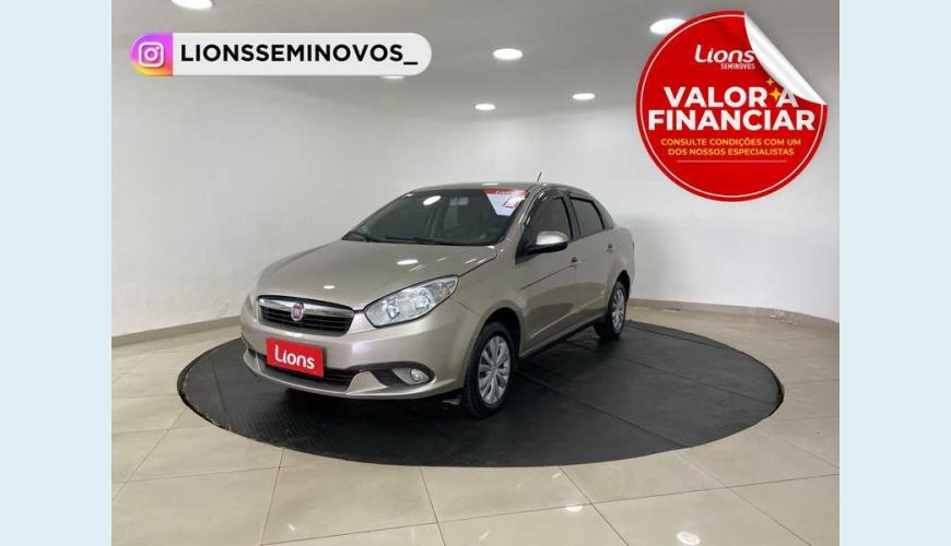 FIAT GRAND SIENA EVO ATTRACTIVE 1.4 8V FLEX MANUAL 4P - BEGE - 2013 Foto 1 (Grande)