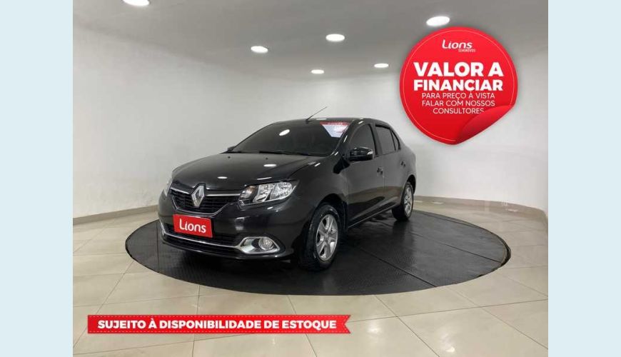 RENAULT LOGAN DYNAMIQUE 1.6 8V FLEX AUT. 4P - PRETO - 2015 Foto 1 (Grande)