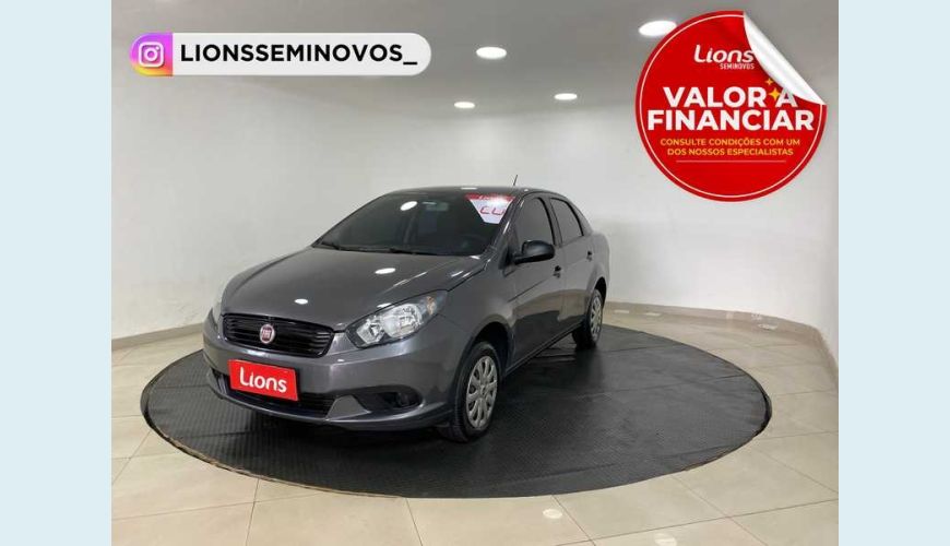 FIAT GRAND SIENA ATTRACTIVE 1.0 FLEX MANUAL 4P - CINZA - 2021 Foto 1 (Grande)