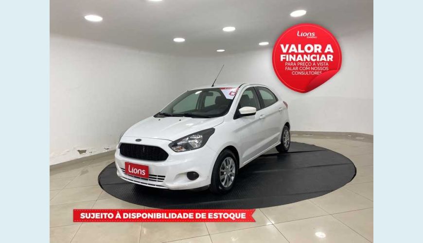 FORD KA 1.0 SE PLUS FLEX - BRANCO - 2018 Foto 1 (Grande)