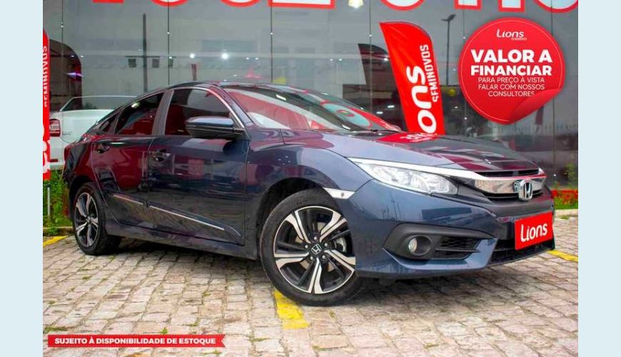 HONDA CIVIC EX 2.0 I-VTEC CVT - AZUL - 2019 Foto 1 (Grande)