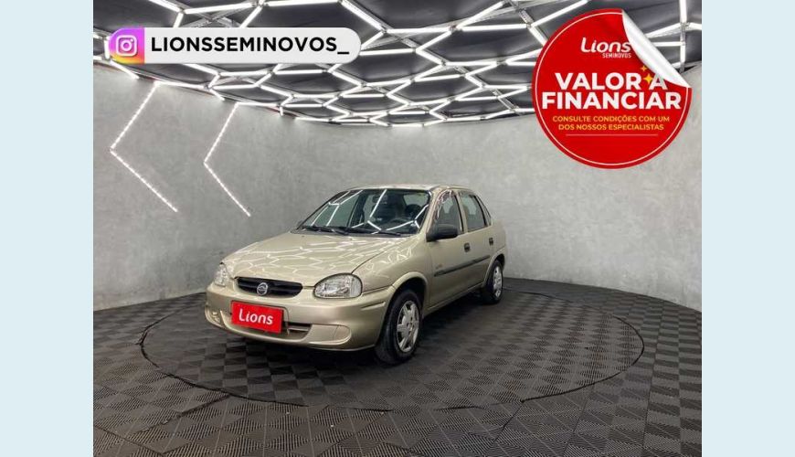 CHEVROLET CLASSIC CORSA SEDAN LIFE 1.0 FLEX - BEGE - 2007 Foto 1 (Grande)