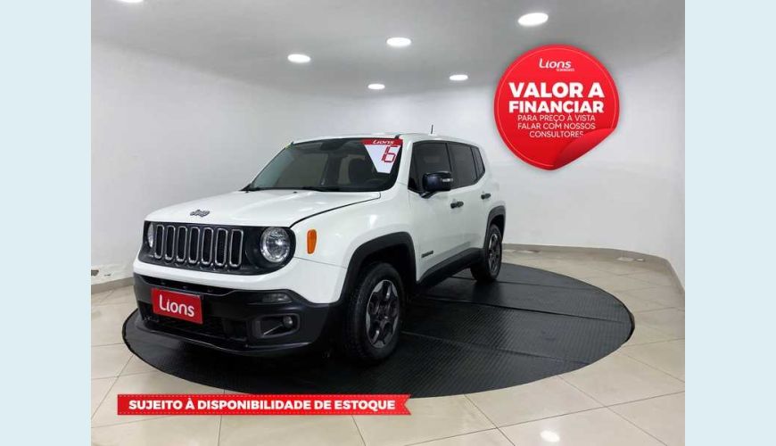 JEEP RENEGADE SPORT 1.8 4X2 FLEX - BRANCO - 2016 Foto 1 (Grande)