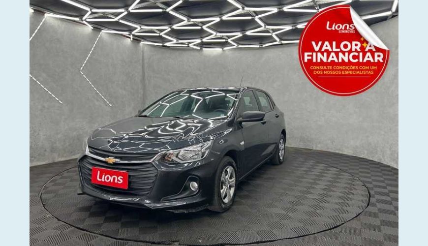 CHEVROLET ONIX 1.0 FLEX MANUAL 4P - CINZA - 2024 Foto 1 (Grande)