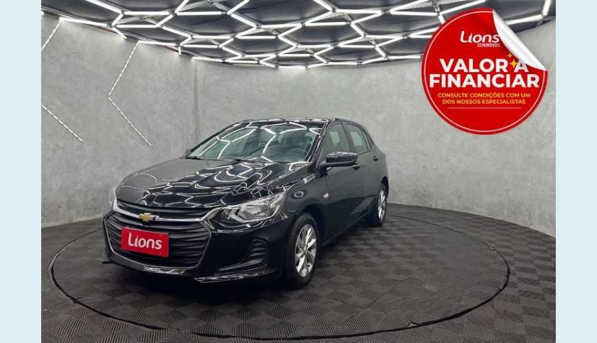 CHEVROLET ONIX LT 1.0 FLEX MANUAL 4P - PRETO - 2023 Foto 1 (Grande)