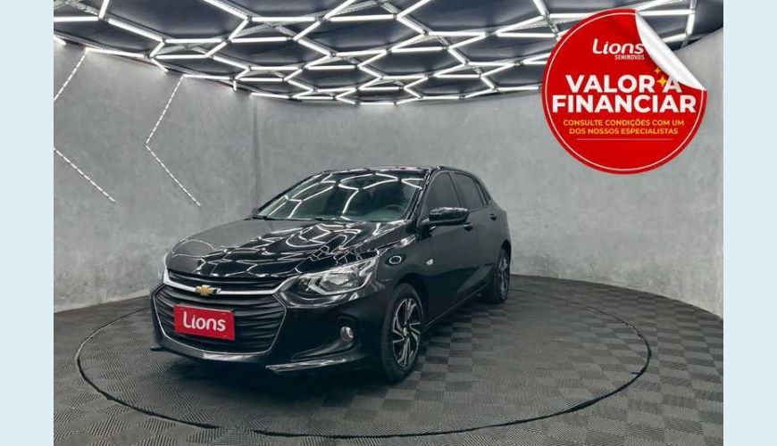 CHEVROLET ONIX LT 1.0 TURBO FLEX MANUAL 4P - PRETO - 2024 Foto 1 (Grande)