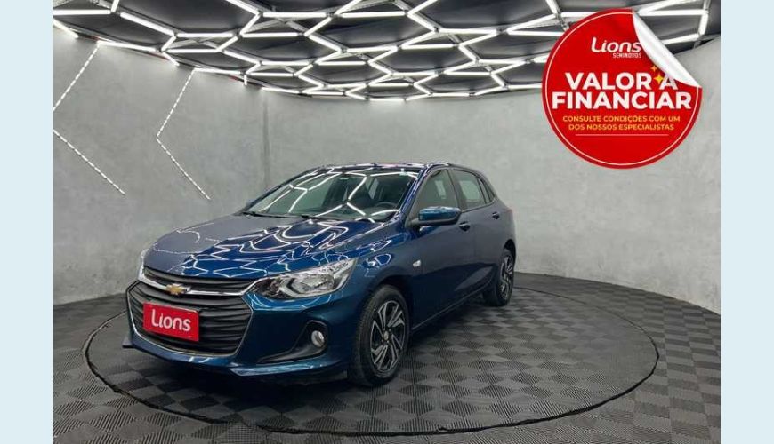 CHEVROLET CHEVROLET ONIX LT 1.0 TURBO FLEX MANUAL 4P - AZUL - 2024 Foto 1 (Grande)