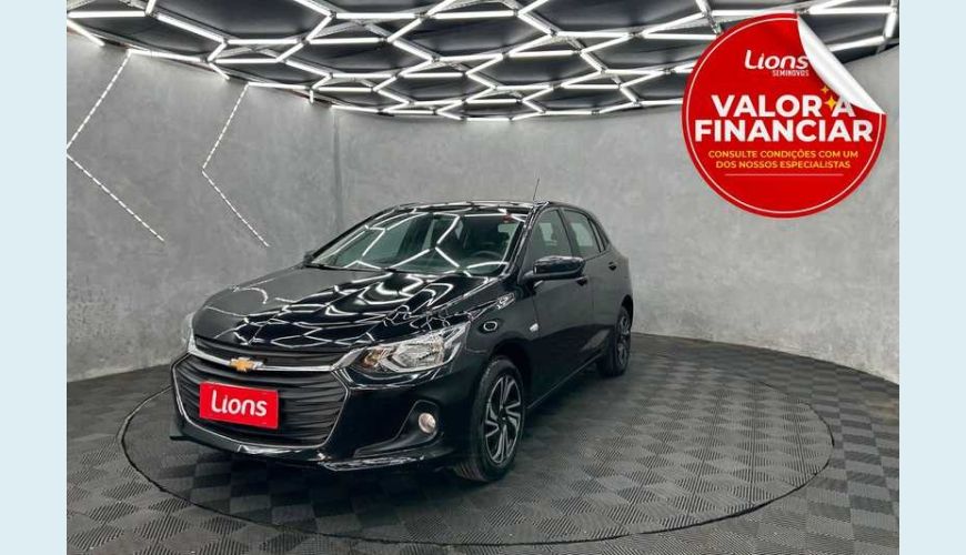 CHEVROLET ONIX LT 1.0 TURBO FLEX MANUAL 4P - PRETO - 2024 Foto 1 (Grande)