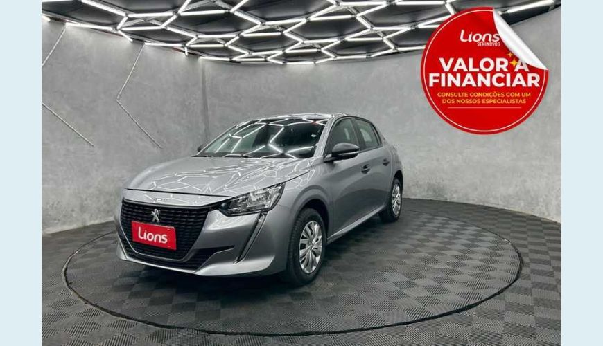 PEUGEOT 208 LIKE 1.0 FLEX MANUAL 4P - CINZA - 2023 Foto 1 (Grande)
