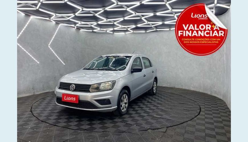 VOLKSWAGEN GOL 1.0 12V FLEX MANUAL 4P - PRATA - 2021 Foto 1 (Grande)