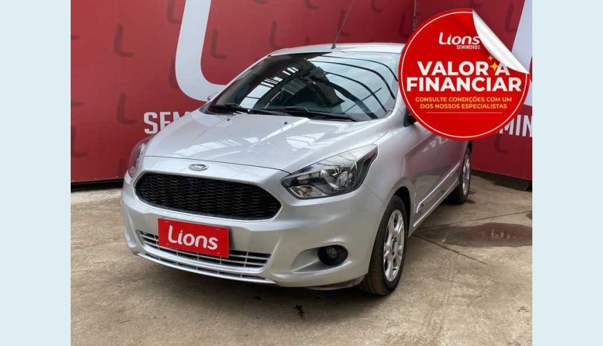 FORD KA SE 1.0 FLEX MANUAL 4P - PRATA - 2017 Foto 1 (Grande)