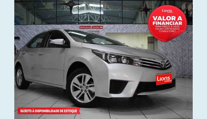 TOYOTA COROLLA GLI MULTI-DRIVE 1.8 FLEX AUT. 4P - PRATA - 2017 Foto 1 (Grande)