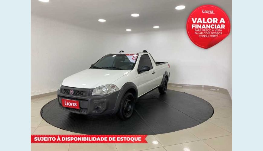 FIAT STRADA HARD WORKING 1.4 FLEX MANUAL 2P - BRANCO - 2018 Foto 1 (Grande)