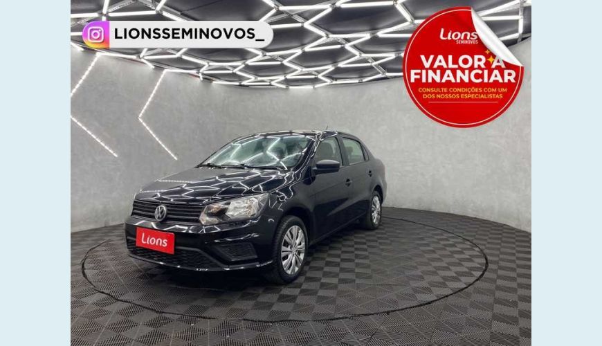 VOLKSWAGEN VOYAGE 1.6 FLEX MANUAL 4P - PRETO - 2022 Foto 1 (Grande)