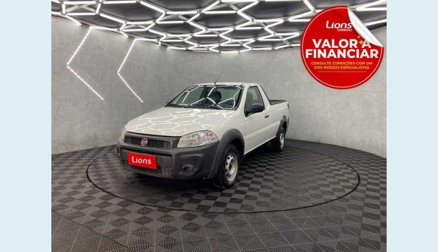FIAT STRADA HARD WORKING 1.4 FLEX MANUAL 2P - BRANCO - 2020 Foto 1 (Grande)