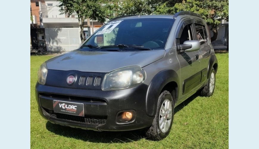 FIAT UNO FLEX MANUAL 5P - CINZA - 2011 Foto 1 (Grande)