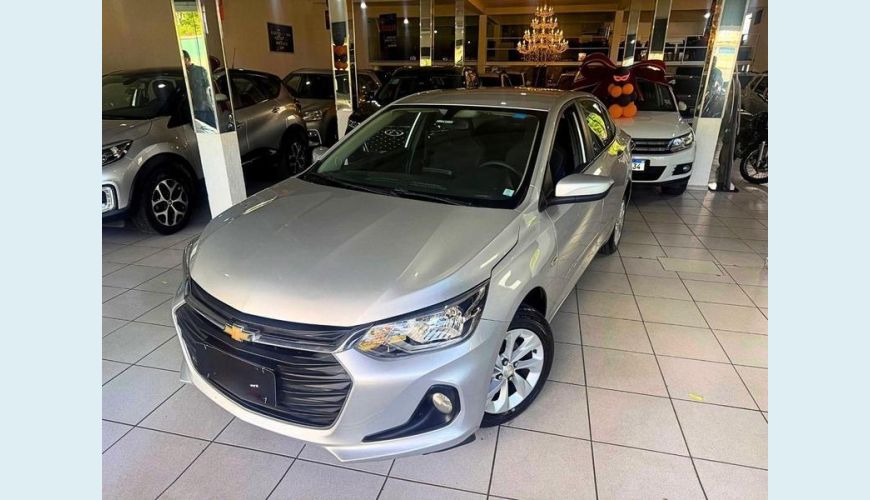 CHEVROLET ONIX LTZ 1.0 FLEX MANUAL 4P - PRATA - 2020 Foto 1 (Grande)