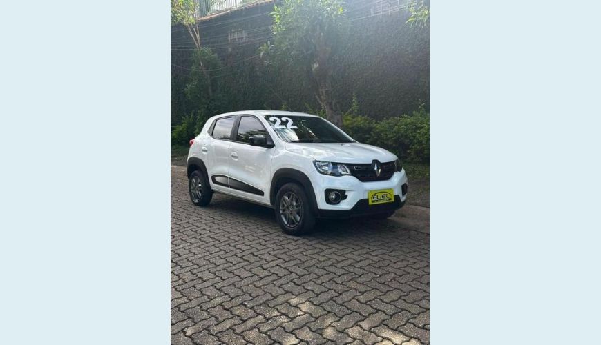 RENAULT KWID INTENS 1.0 FLEX MANUAL 4P - BRANCO - 2022 Foto 1 (Grande)