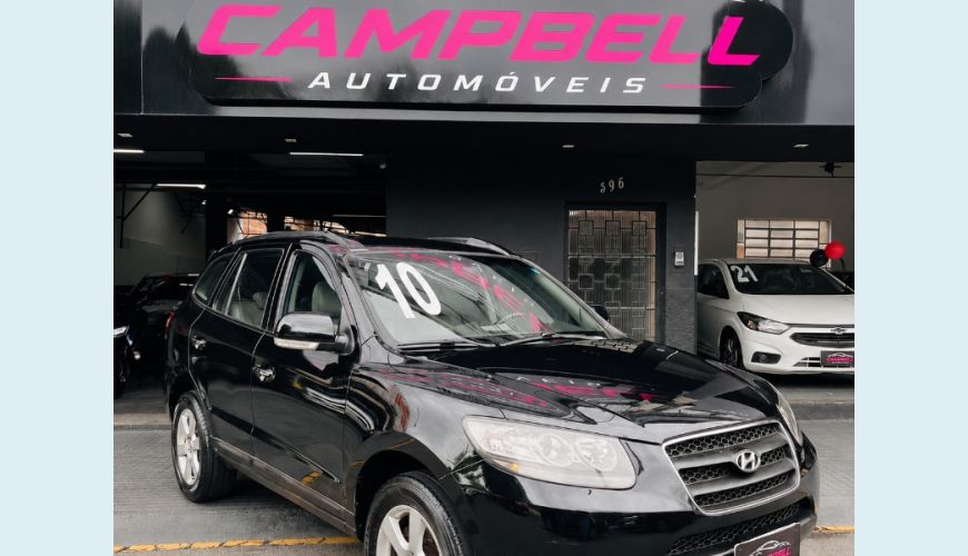 HYUNDAI SANTA FE GLS 2.7 V6 AUT. 4P - PRETO - 2010 Foto 1 (Grande)