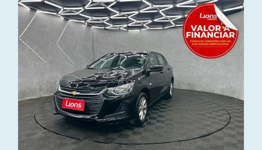 CHEVROLET ONIX LT 1.0 FLEX MANUAL 4P - PRETO - 2023 Foto 1 (Grande)