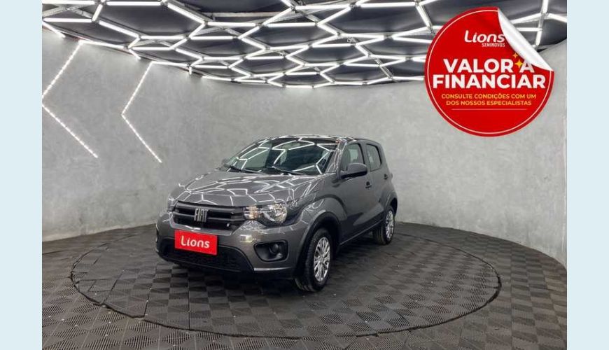FIAT MOBI LIKE 1.0 FLEX MANUAL 4P - CINZA - 2021 Foto 1 (Grande)