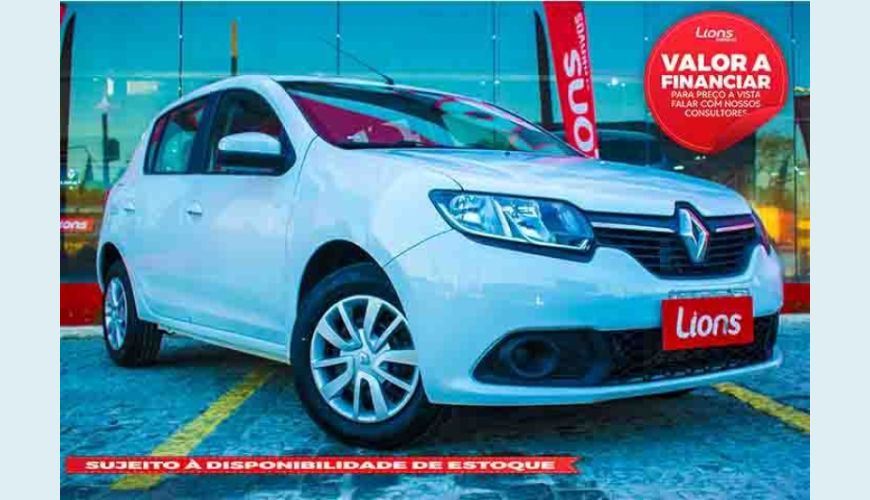 RENAULT SANDERO AUTHENTIQUE 1.0 12V SCE FLEX MANUAL 4P - BRANCO - 2019 Foto 1 (Grande)